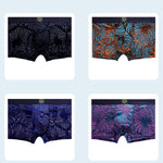 3 Pack Men's Antibacterial Mid-Rise Mesh Breathable Comfy Trunks