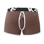 2 Pack Men's Sexy Modal Trunks with Open Front & Back and Removable Pouch