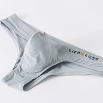 4 Pack Men's Ice Silk Low-Rise Big Pouch Sexy Comfortable Bikini