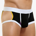 2 Pack Men's Soft Cotton Three-Hole Trunks