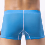 3 Pack Men's Large Pouch Contrast Binding Trunks