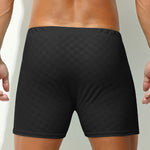 2 Pack Men's Workout Ready Built to Prevent Chafing Ice Silk Boxer Briefs