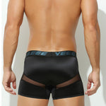 2 Pack Men's Workout Anti-Chafing Quick-Dry & Breathable Mesh Stretch Boxer Briefs