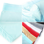 3 Pack Men's Mid-Rise Separation Breathable Elastic Trunks