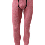 Men's U-Convex Pouch Sexy Base Layer Warm Pants Sleep Pants