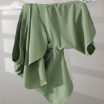 Men's Ice Silk Raised Opening Culottes Mesh Plus Length Boxer Briefs