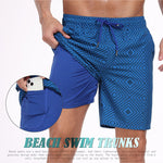 Men's Moisture-Wicking Cooling Airflow Fashion Vacation Board Shorts