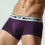 2 Pack Men's Ultra-Soft Breathable Cotton Supportive Fit Sporty Cut Comfy Trunks