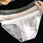 3 Pack Men's Lightweight Ice Silk Cooling & Breathable Briefs