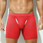 2 Pack Men's Sporty Cut Anti-Chafing Breathable Stretch Fit Midway Briefs
