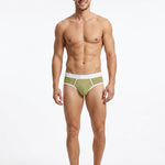 3 Pack Men's High-Stretch & Solid Color Soft Mesh Briefs