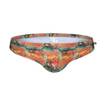 Men's Lightweight Low-Rise Bold Prints Swim Briefs & Trunks