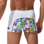 Men's Comfy Waistband Stay-Put Fit Bold Prints Swim Shorts & Trunks