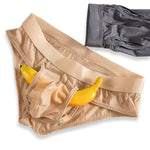 3 Pack Men's Fly Opening Supportive Pouch Stretch Premium Briefs