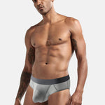 3 Pack Men's Low-Rise Mesh Briefs with Breathable Support & Convenience Fly