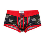 2 Pack Men's Camouflage Print Mesh Supportive Fit Touch-Free Soft-Touch Trunks