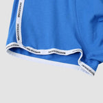 Men’s Letter Trim Applique Cotton Trunks