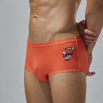 2 Pack Men's Cartoon Print Low-Rise Trunks – Seamless & Lightweight Fit