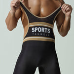 Men's Soft-Touch Solid Color Movement-Friendly Zero-Irritation Wrestling Singlet Bodysuit