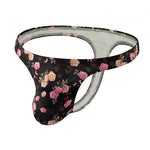 6 Pack Men's Bold Prints Stretch Fit Quick-Dry Sexy Thongs