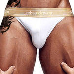 2 Pack Men's U-Pouch Gym Fitness Breathable Cotton Briefs