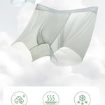 4 Pack Men's Breathable Ice Silk Antibacterial Sports Trunks