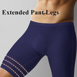 3 Pack Men's Breathable Seamless Mid-Length Boxer Briefs