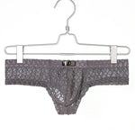 Men's Low-Rise U Convex Pouch Mesh Breathable Thongs