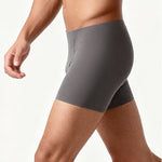 2 Pack Men's Seamless Ice Silk Smooth Touch Antibacterial Boxer Briefs