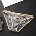 4 Pack Men's Airy Mesh Design Low-Rise Contoured Pouch Briefs