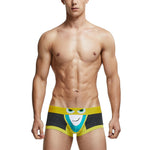 Men's Cartoon Low-rise Cotton Trunks