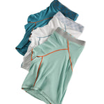 2 Pack Men's Ultra-Soft Anti-Chafing Stay-Put Fit Odor-Resistant Midway Briefs