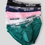 2 Pack Men's U-Pouch V-Front Low-Rise Briefs