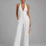 Diana | Halter Neck Wide-Leg Jumpsuit