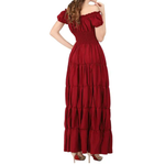 ROWENNA™ – Medieval Renaissance Smocked Waist Dress