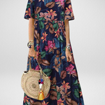 Saira | Boho Floral Maxi Dress