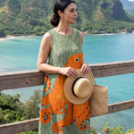 Celeste | Ocean Wave Midi Dress