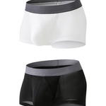 2 Pack Men's Ultra-Thin Trunks with Open Fly