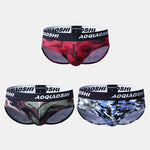 3 Pack Low Rise Camouflage Ball Support Underwear