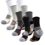 4 Pack Mid-Crew Thick Cushioned Sports Socks
