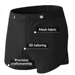 2 Pack Men's Breathable Mesh Boxer Briefs
