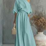 Lily | Off-Shoulder Two-Piece Set