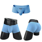 2 Pack Men's Comfy Low-rise Contoured Pouch Trunks