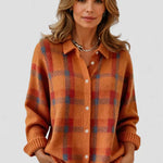 Bellatrixae | Retro Plaid Cardigan