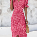 Elise | Fresh Bloom V-Neck Dress