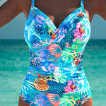 Orelia | Ocean print swimsuit