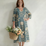 Cerelia | Gentle Shape Floral Midi Dress