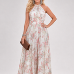 Lily | Floral Flowing Midi Dress