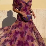 Iryna | Elegant Maxi Dress with V-Neck