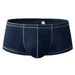 2 Pack Men's Sporty Breathable U Convex Pouch Trunks